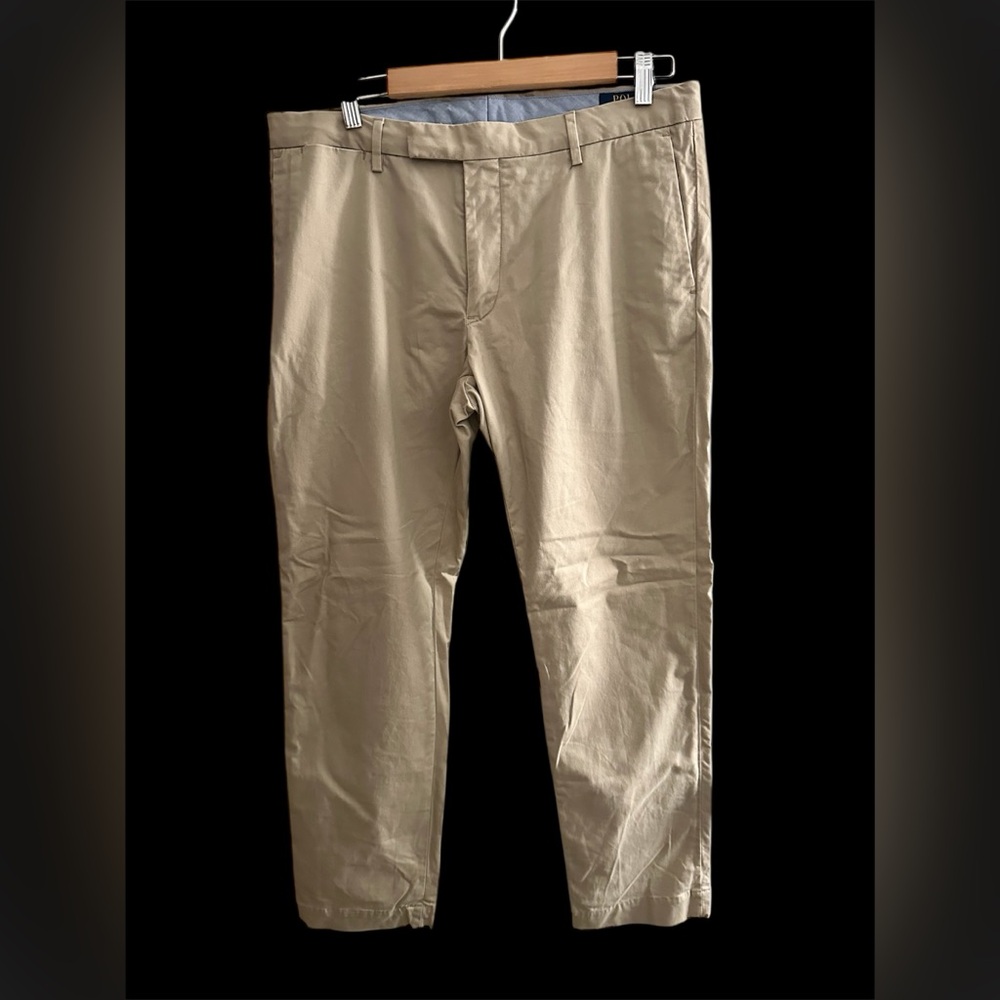Ralph Lauren Tan Chinos slim stretch  Fit,  Cotton Blend size 33X30